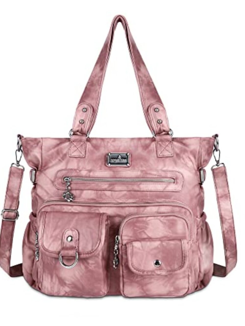 Soft PU Leather Hobo Shoulder Handbag Top Handle Satchel Crossbody Tote Purse